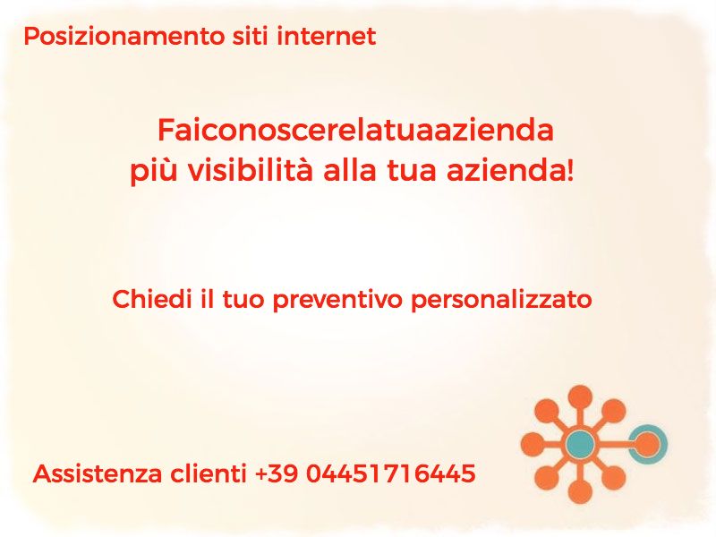 Posizionamento siti internet